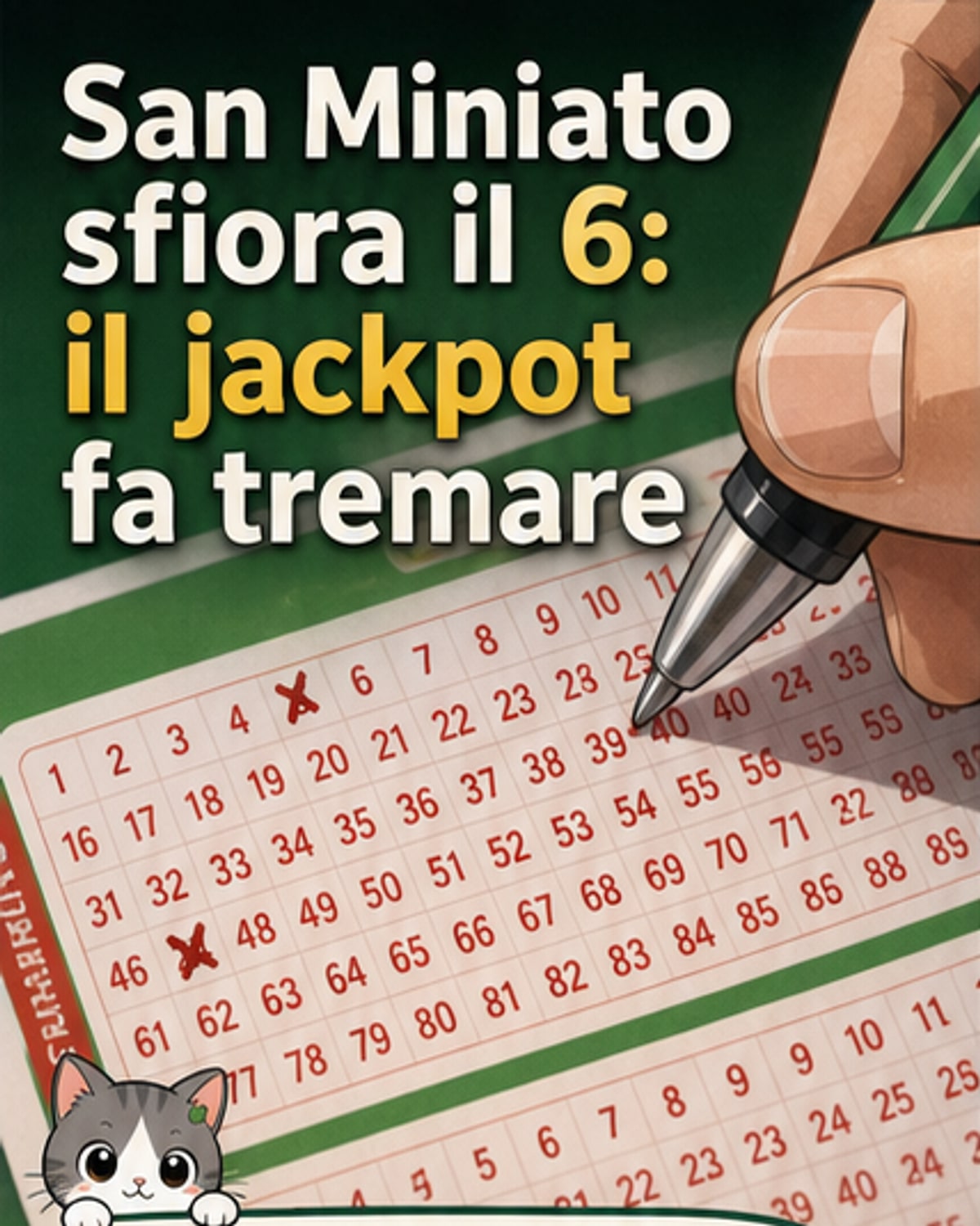 SuperEnalotto, a un passo dal 6