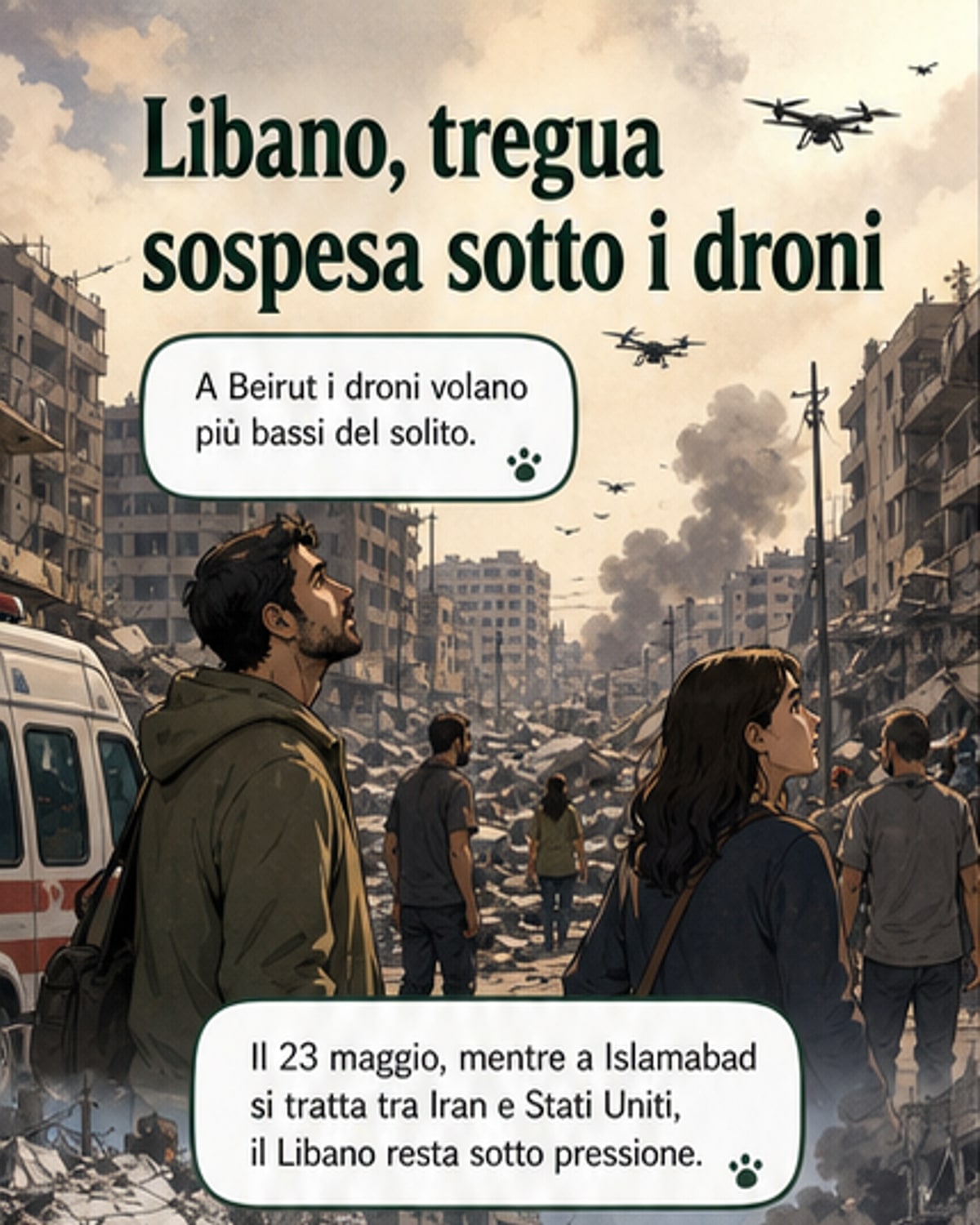 Il Libano sotto le bombe mentre si negozia