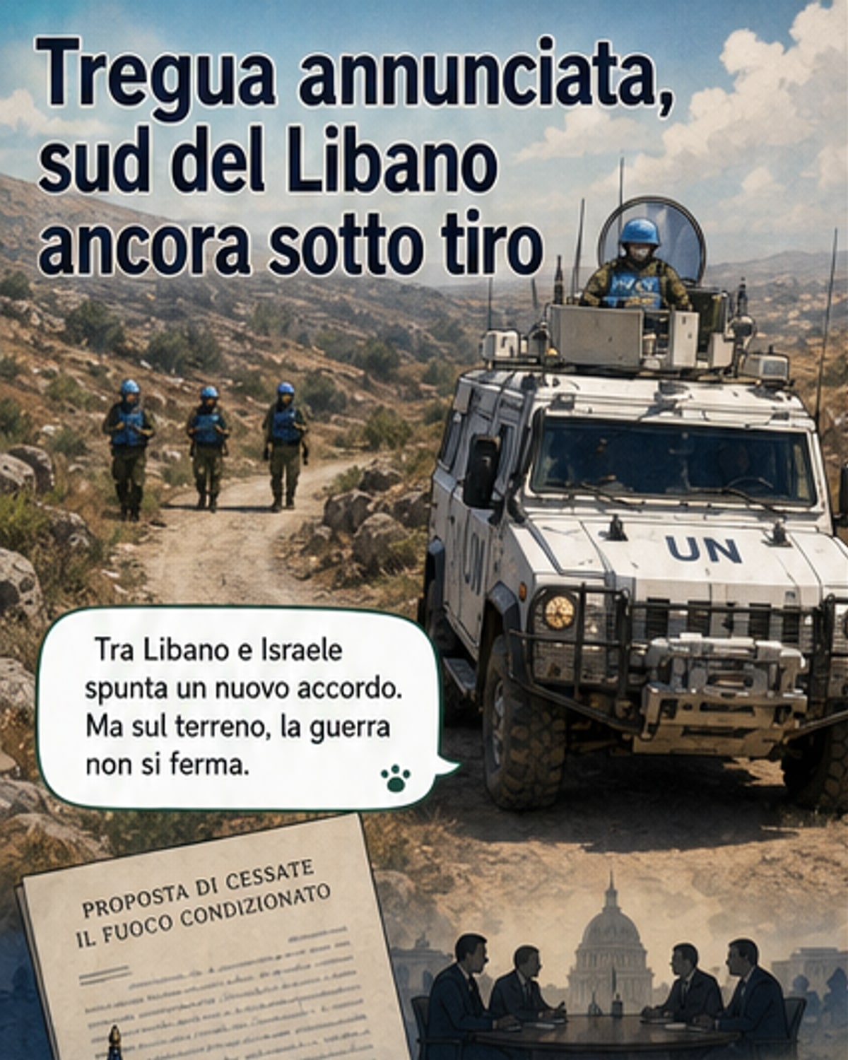 Tregua Libano-Israele, Hezbollah dice no