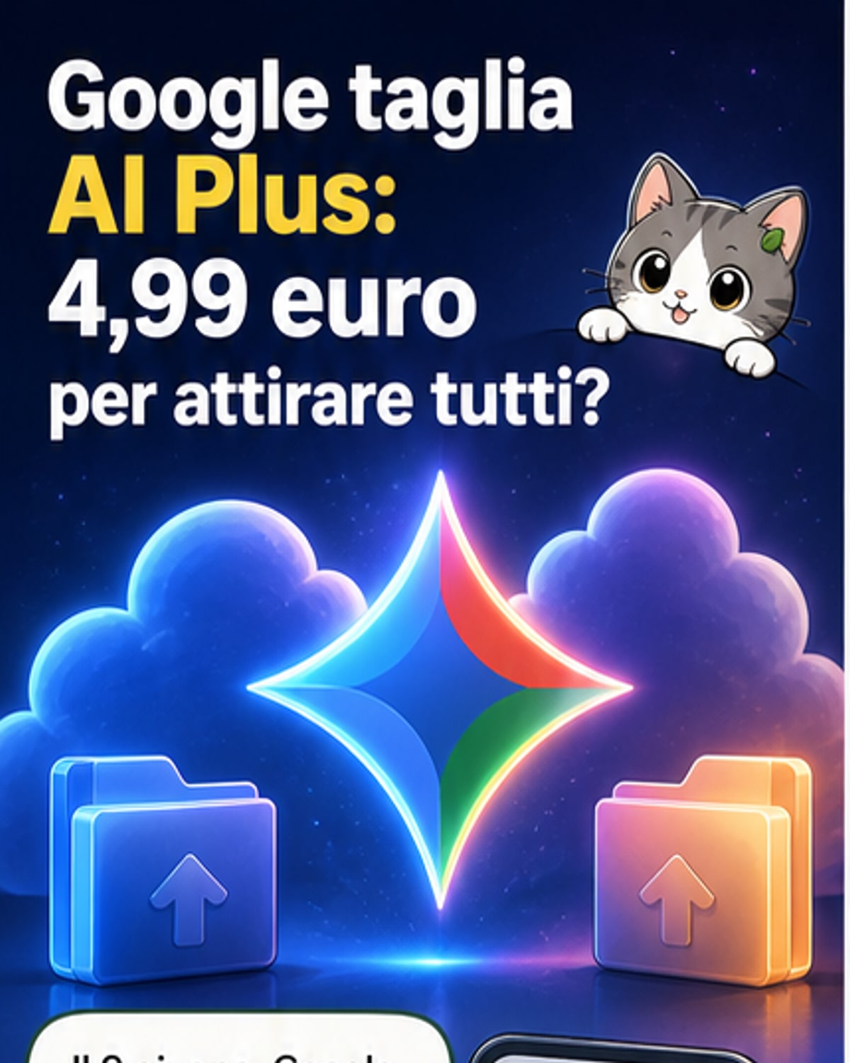 Google dimezza il prezzo di AI Plus