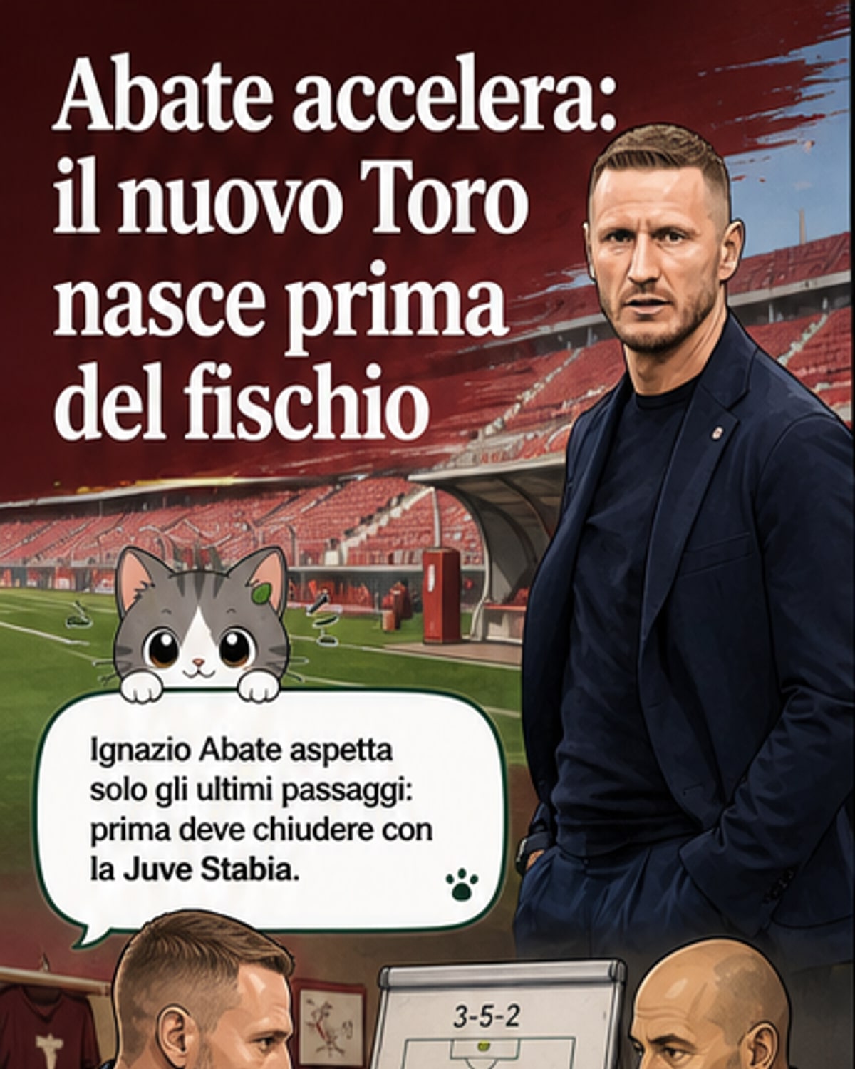 Abate progetta il nuovo Toro