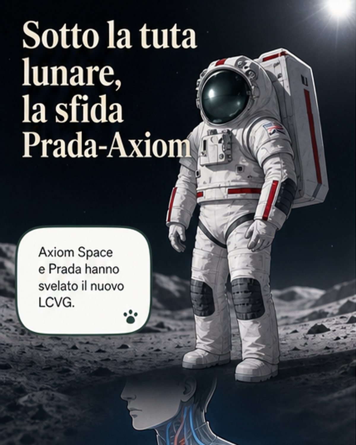 Tute lunari firmate Prada per Artemis