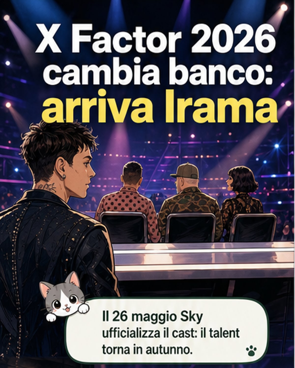 Irama entra nel cast di X Factor 2026