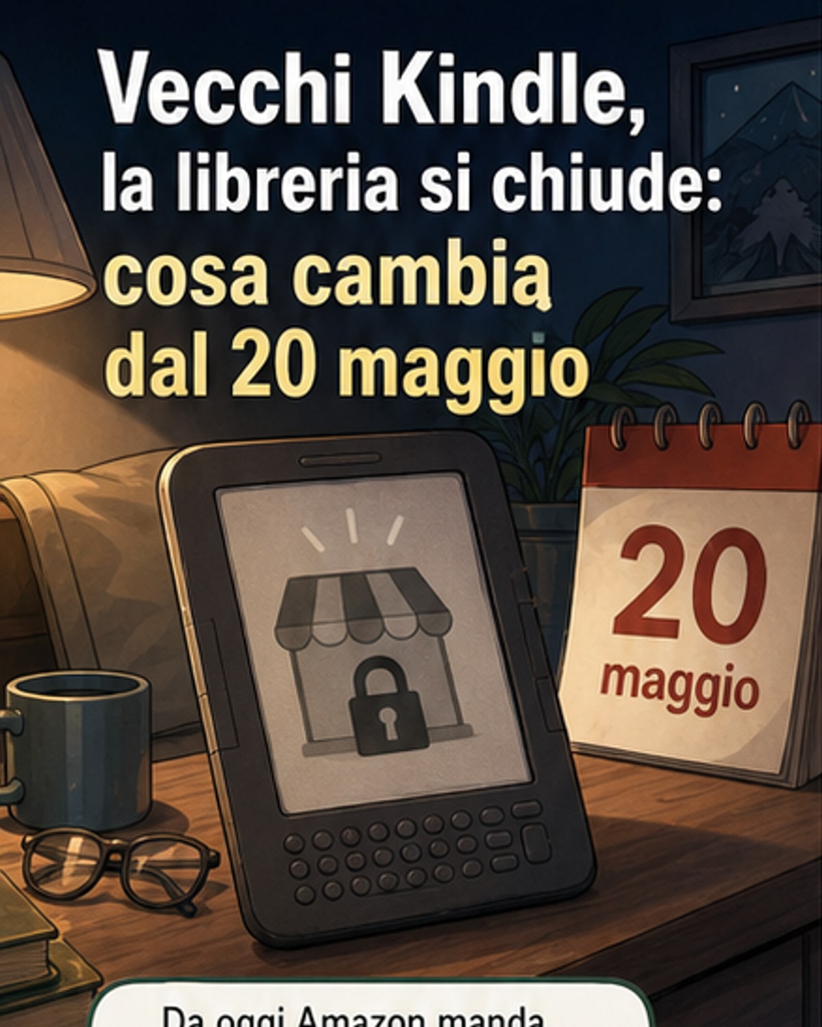 Addio ai vecchi Kindle: stop al supporto