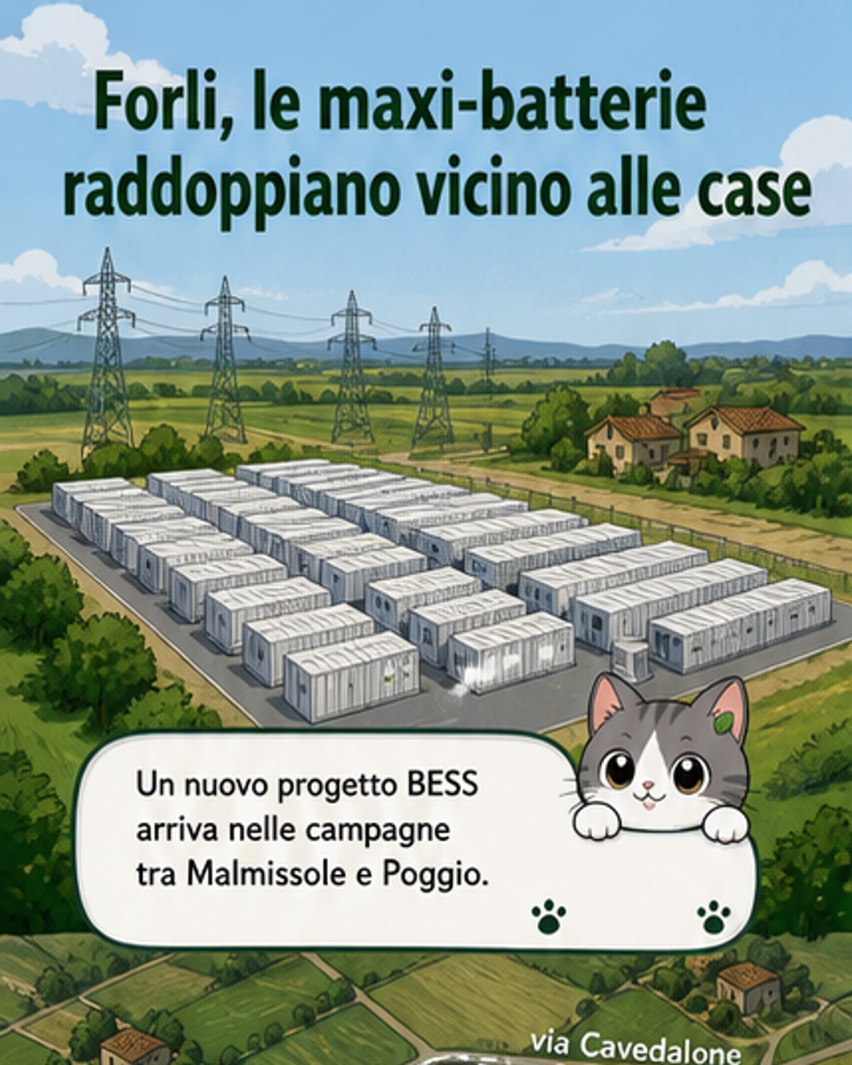 A Forlì raddoppia il progetto Bess