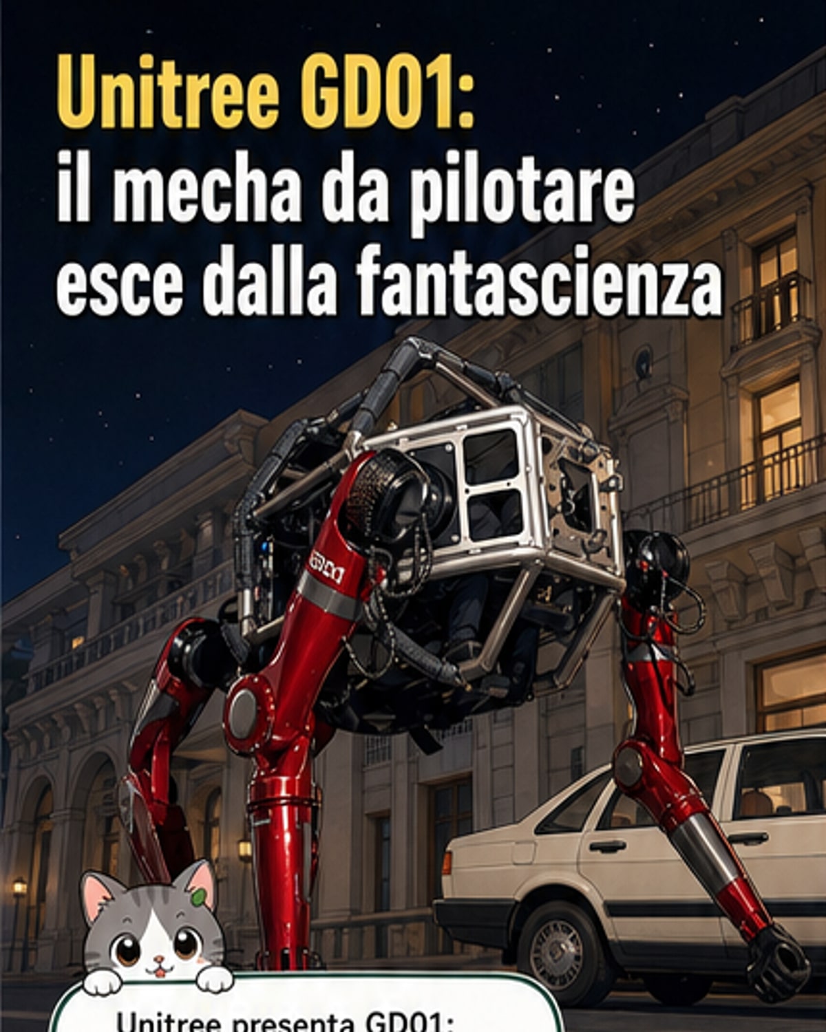 Un vero mecha trasformabile è realtà