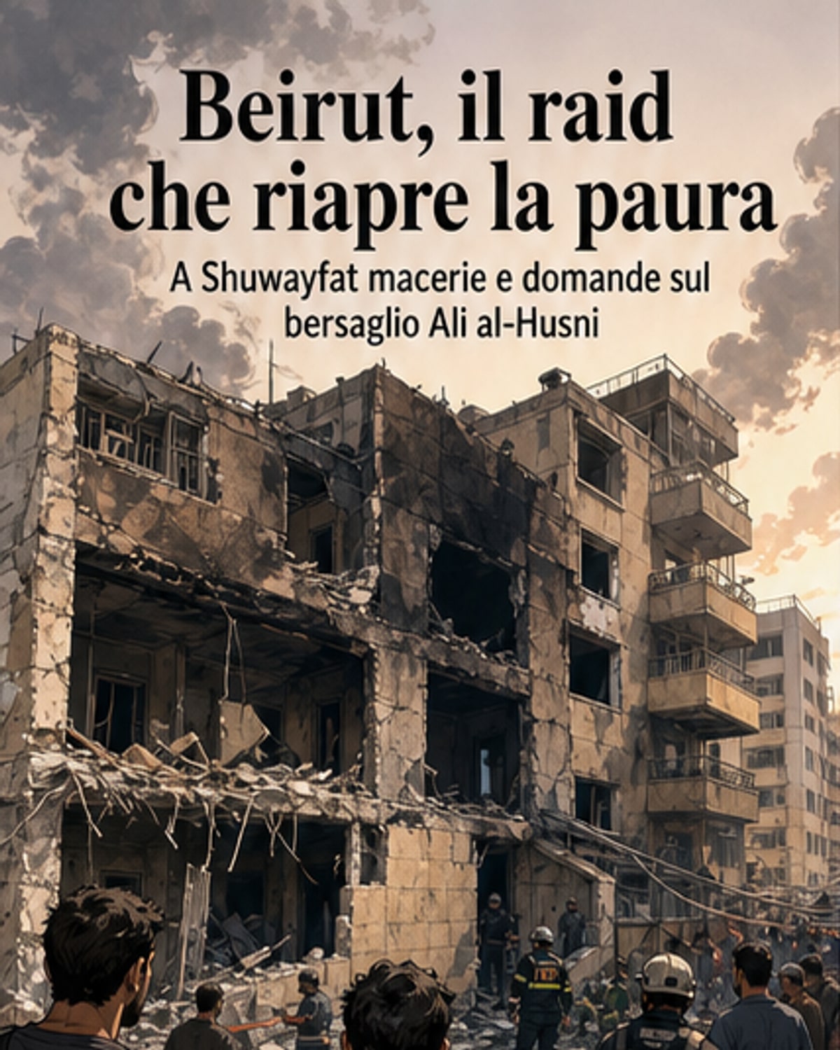 Israele bombarda sud di Beirut