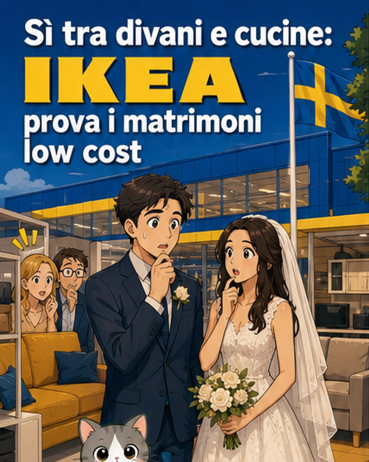 Matrimoni IKEA: sì tra scaffali e polpette