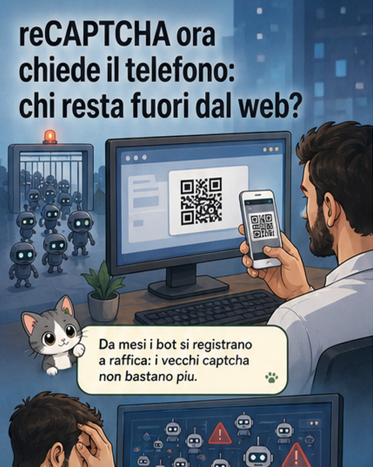 Il nuovo reCAPTCHA richiede uno smartphone certificato
