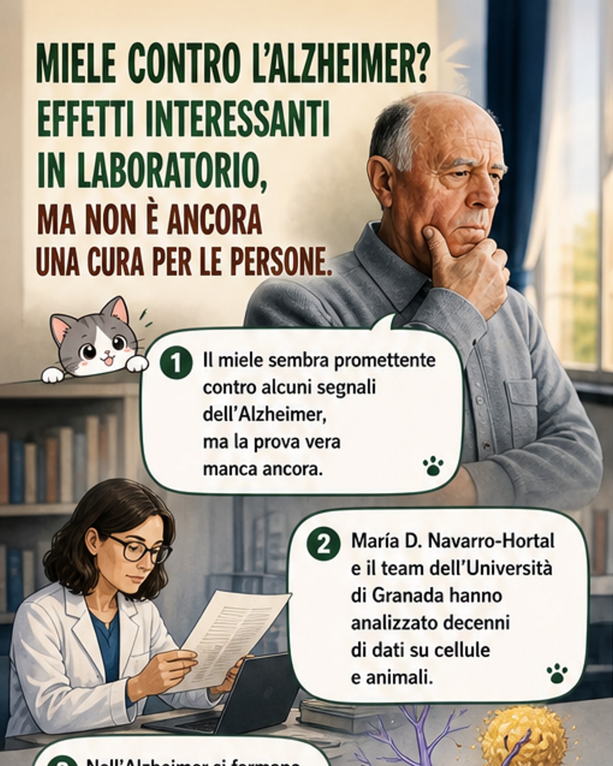 Il miele contro l’Alzheimer? La scienza ha un avviso