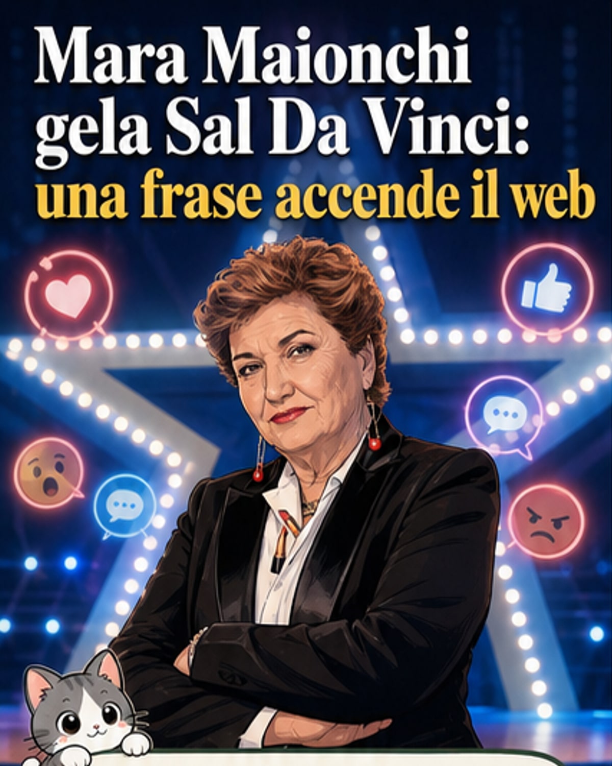 Mara Maionchi attacca Sal Da Vinci dopo Eurovision