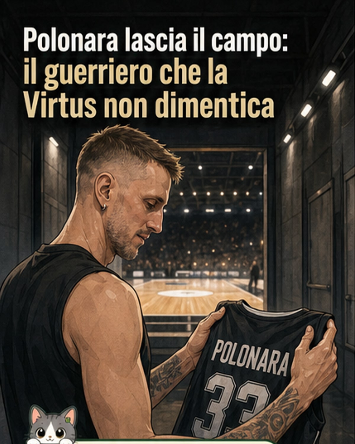 Achille Polonara, addio al basket
