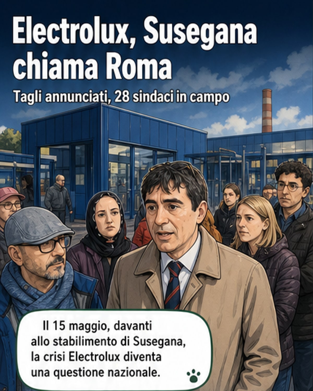 Electrolux in crisi, 28 sindaci uniti