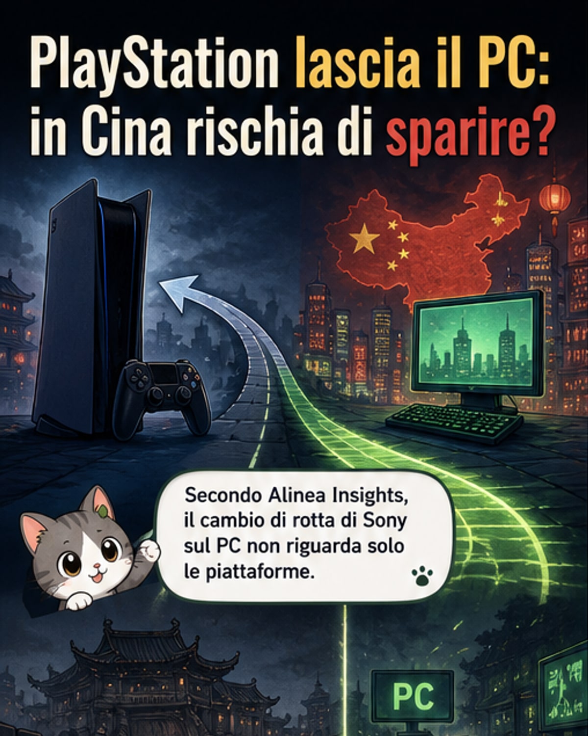 PlayStation lascia il PC e perde la Cina?