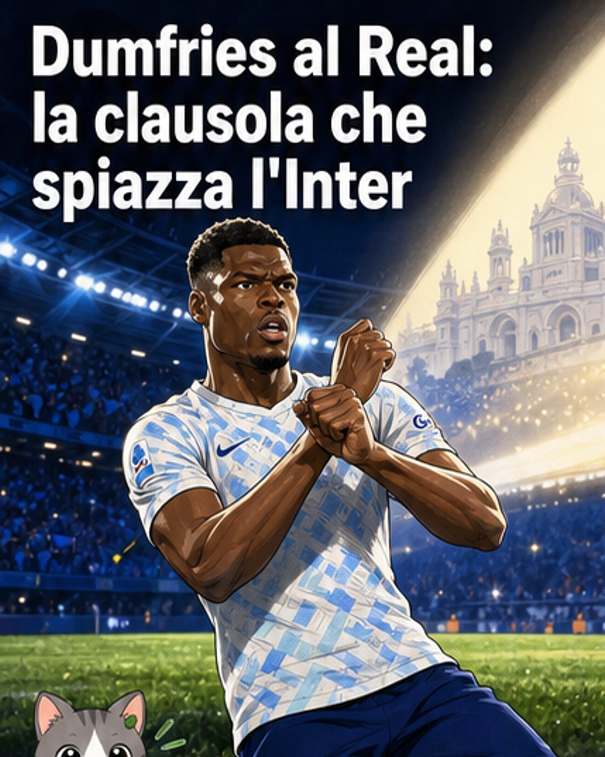 Dumfries lascia l'Inter per il Real