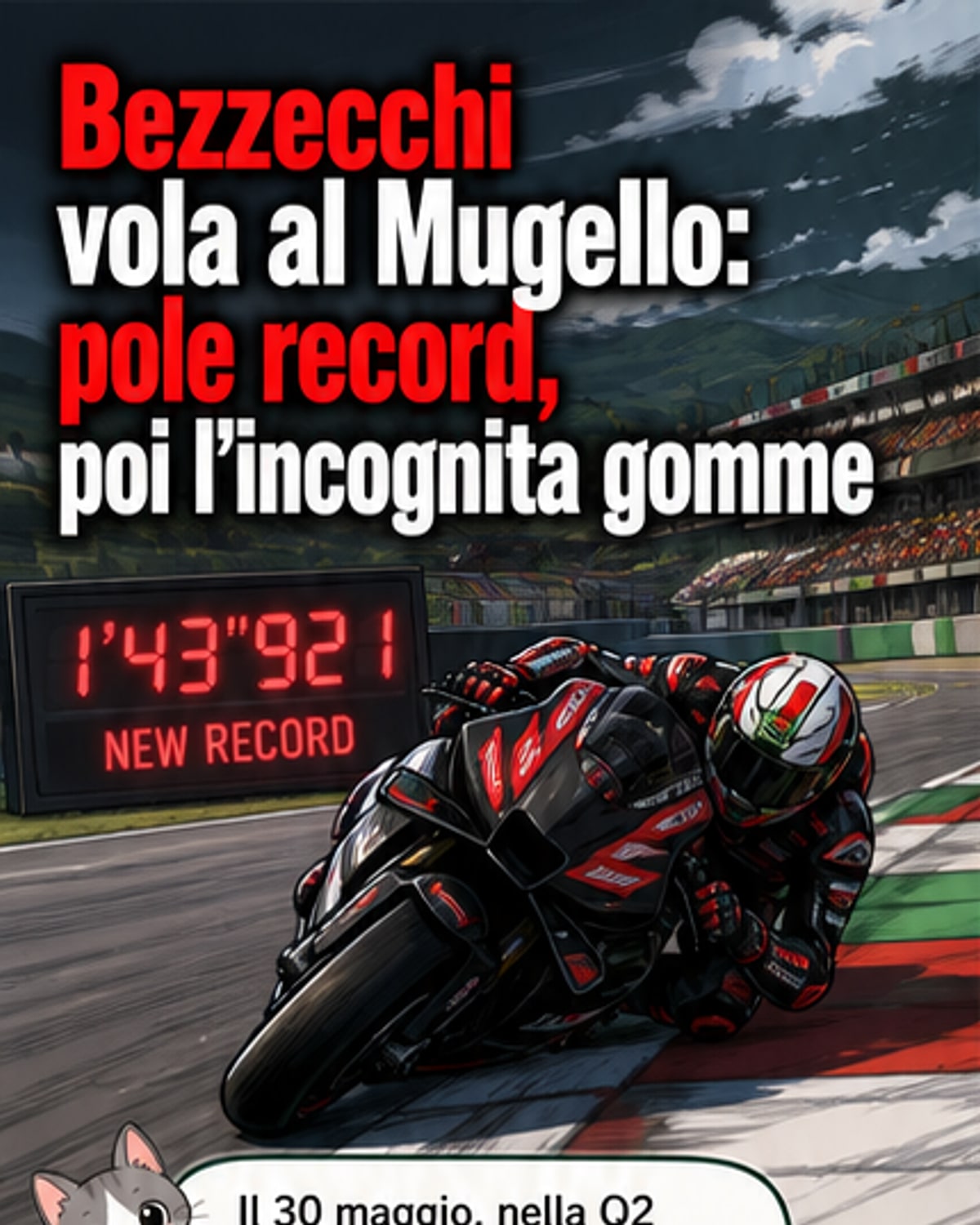 Bezzecchi in pole al Mugello