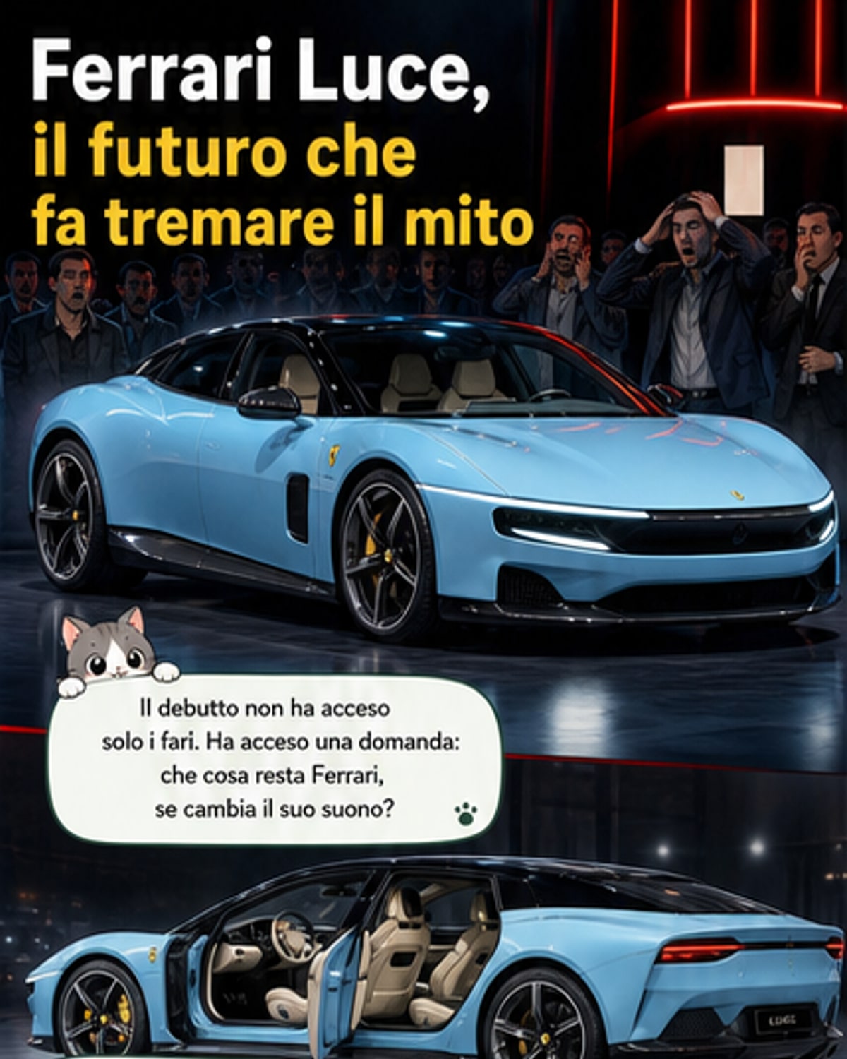 Ferrari elettrica, perché fa paura