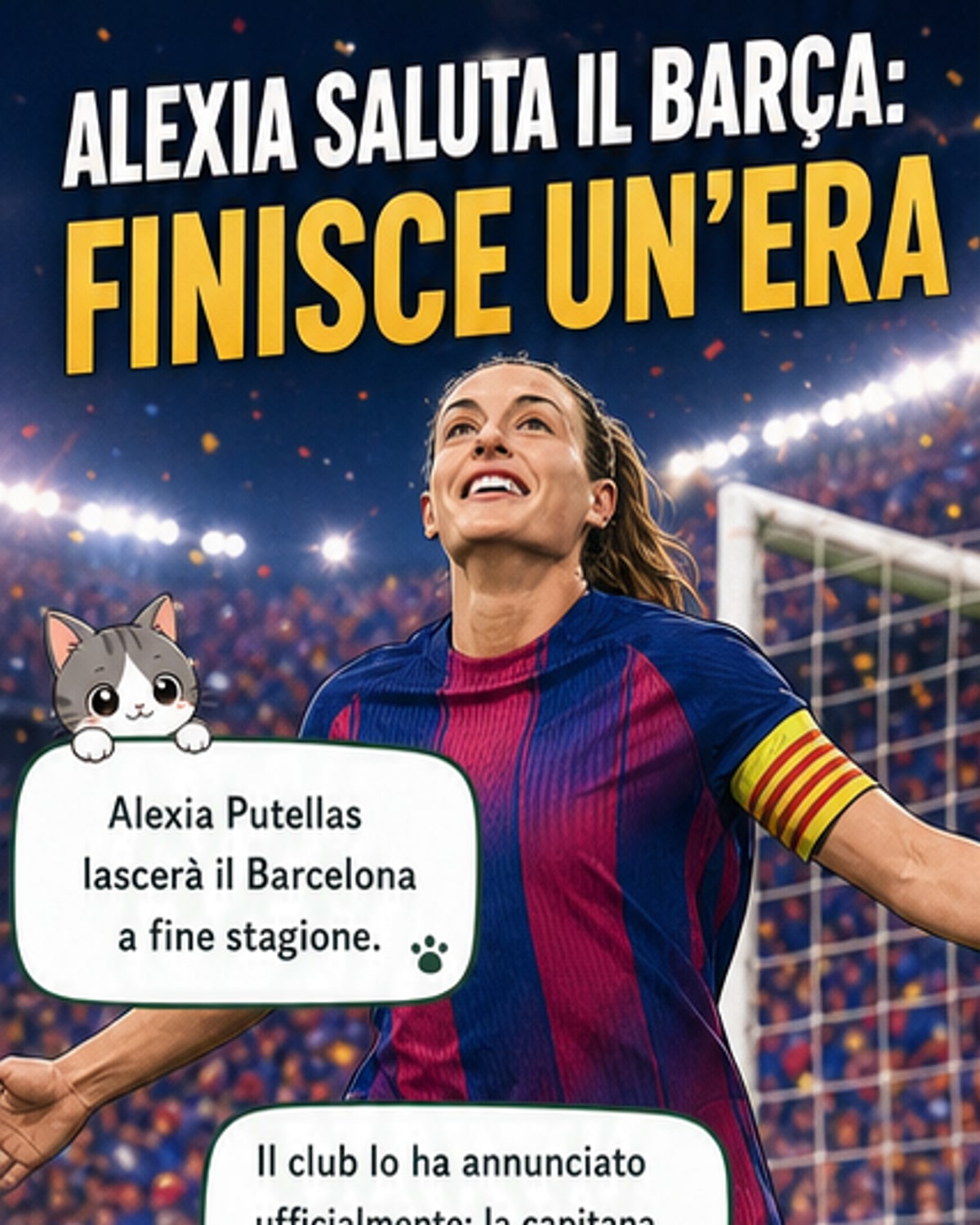 Alexia Putellas lascia il Barcellona