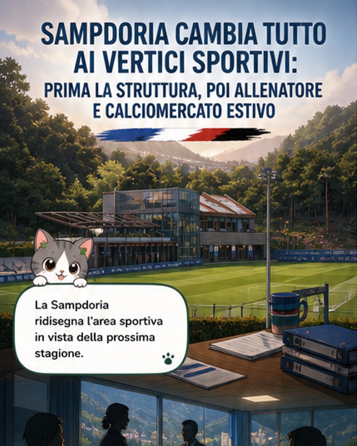 Sampdoria, nuova guida sportiva