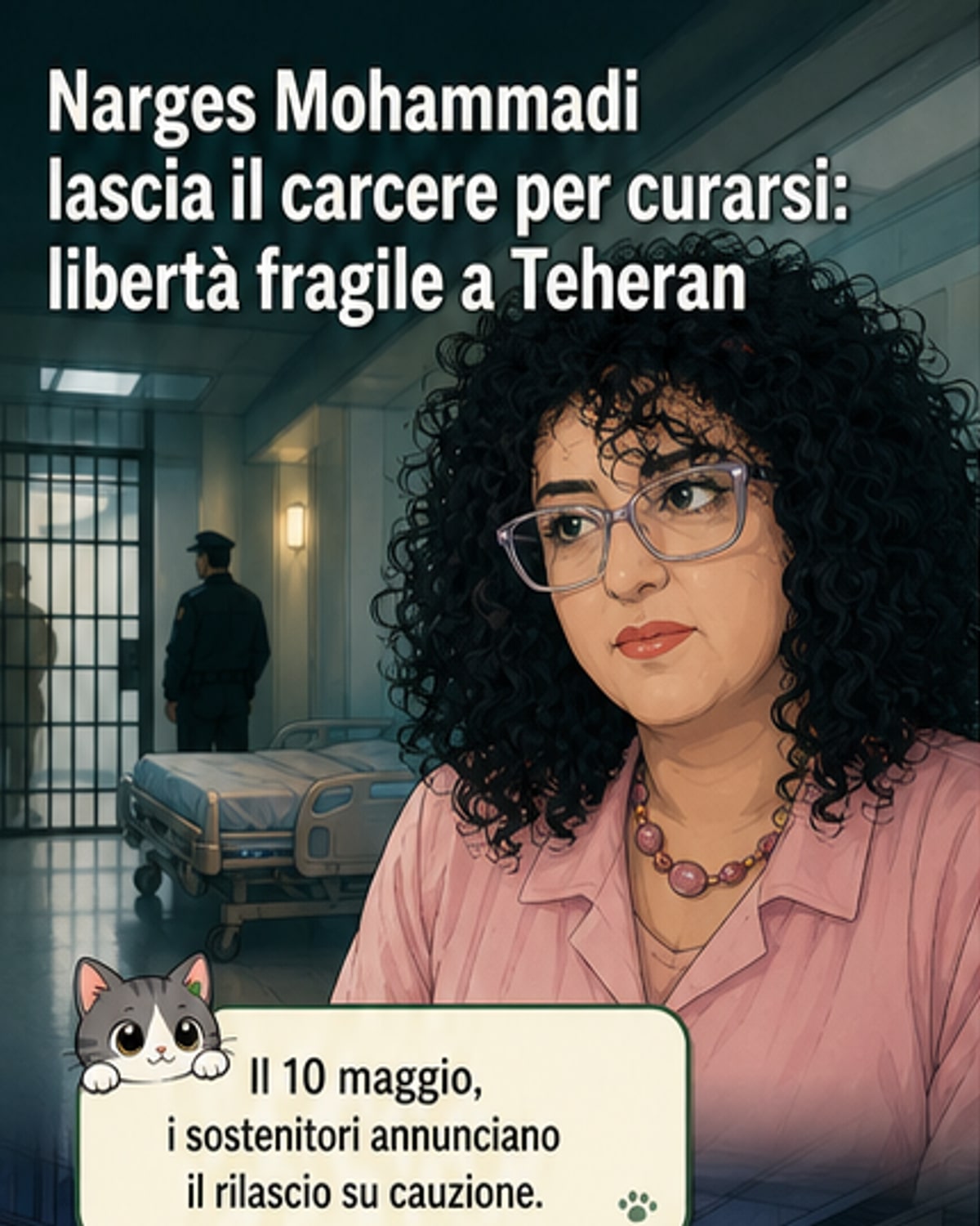 Mohammadi libera su cauzione