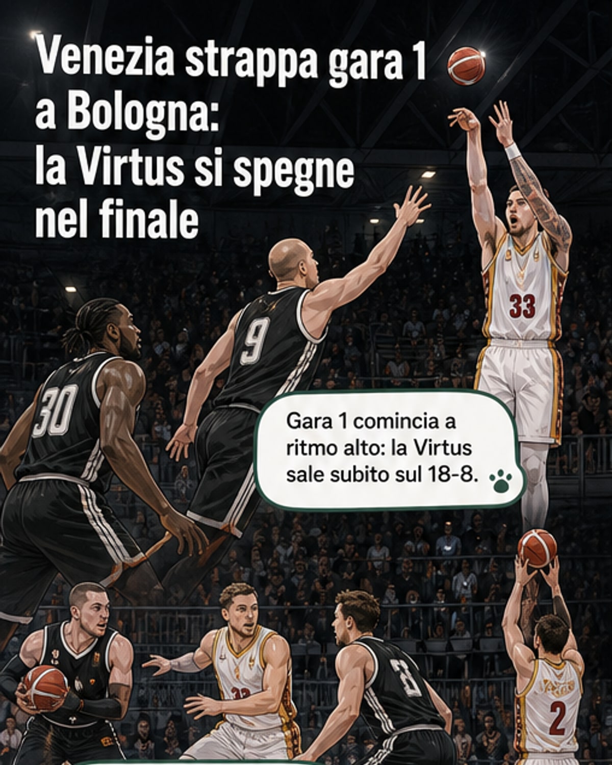 Venezia vince in trasferta gara 1
