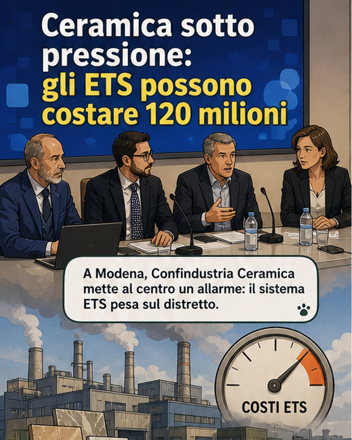Ceramica italiana sotto pressione