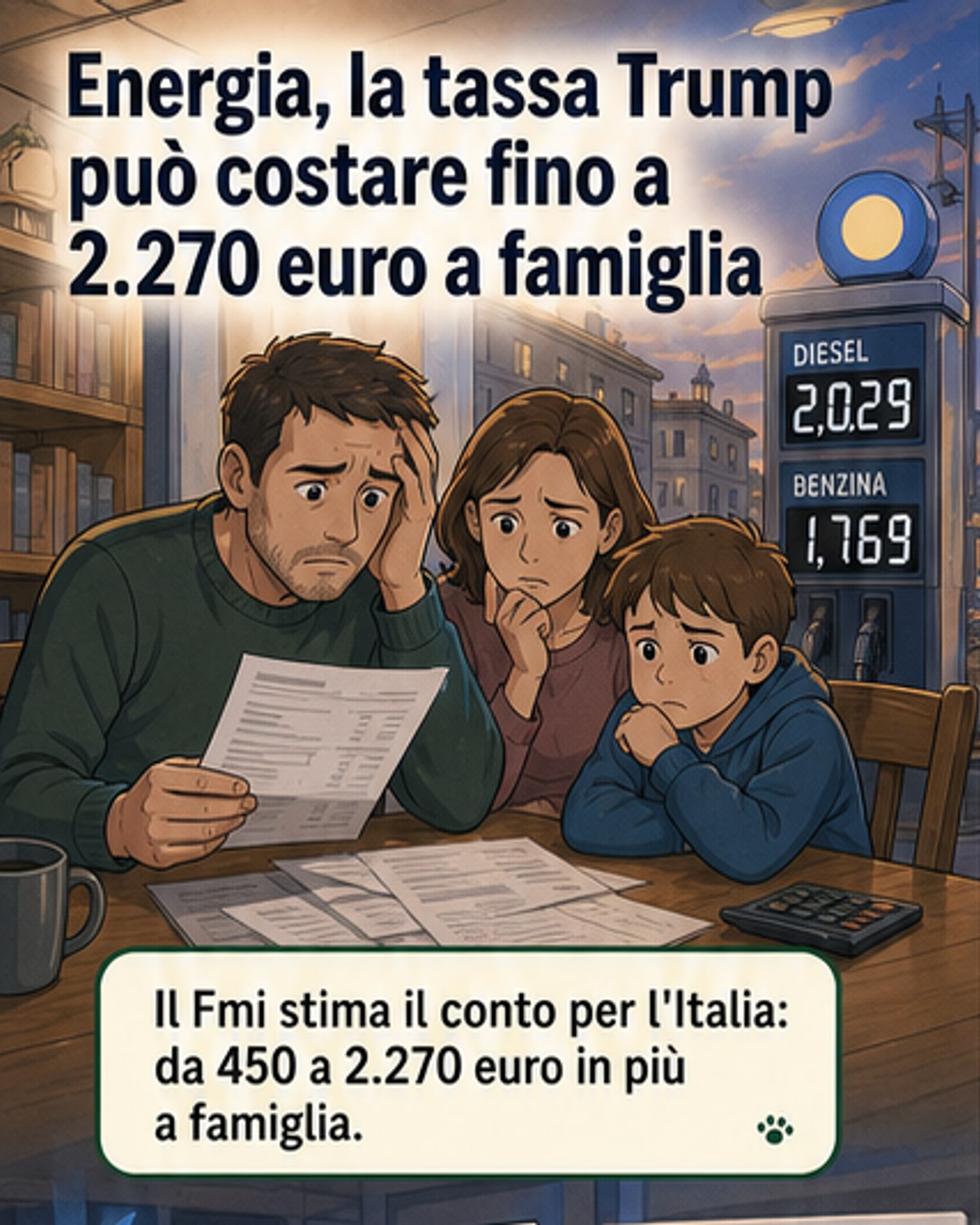 Fino a 2.270 euro in più a famiglia