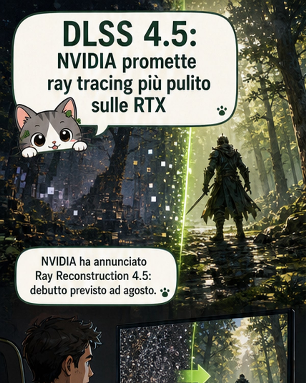 NVIDIA lancia DLSS 4.5 con AI avanzata