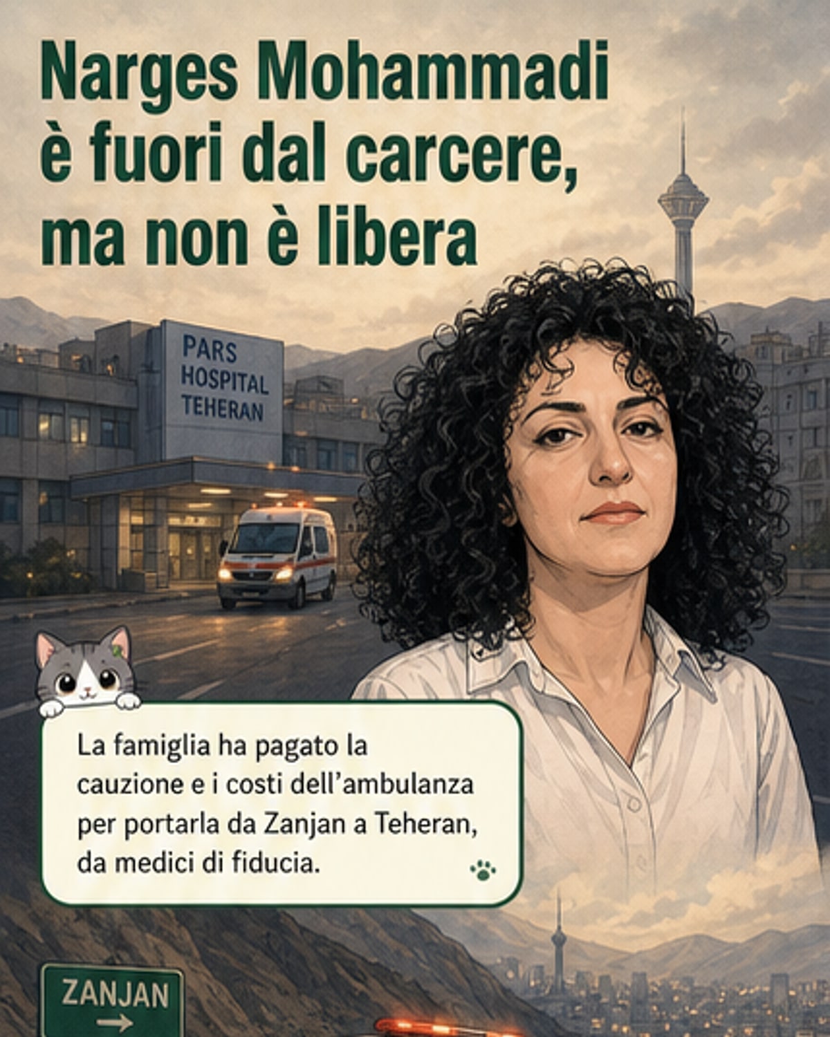 Mohammadi, la voce libera dell'Iran
