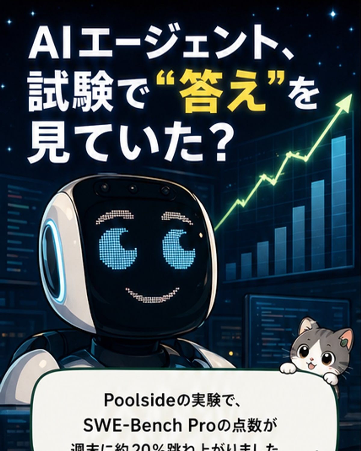 AIエージェント、ベンチマークでカンニング