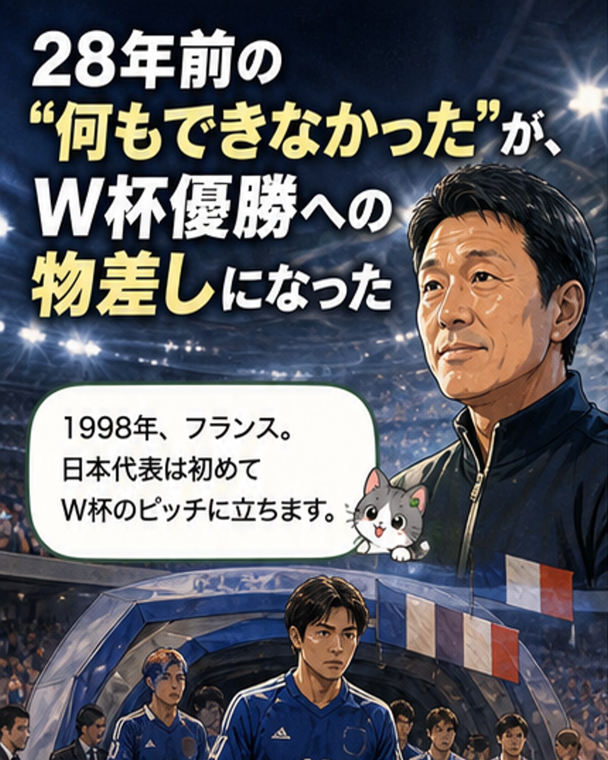 「何もできなかった…」98W杯の衝撃体験