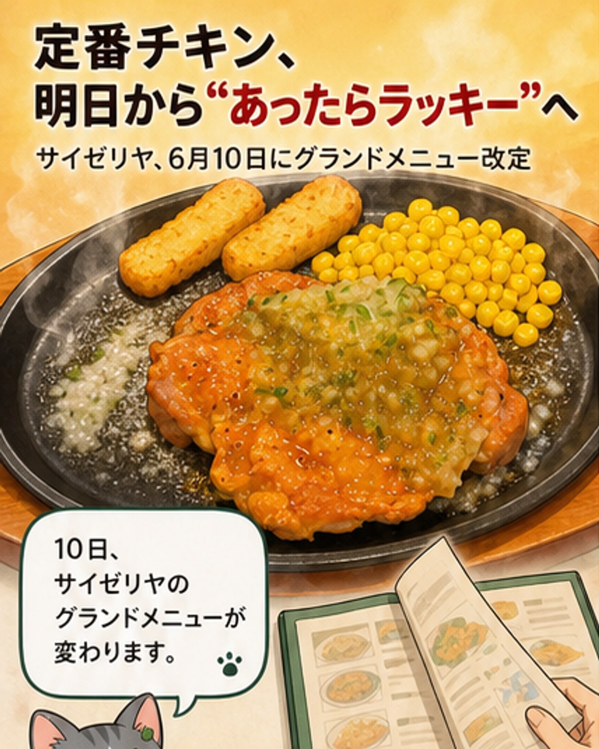 サイゼの定番チキンが消える日