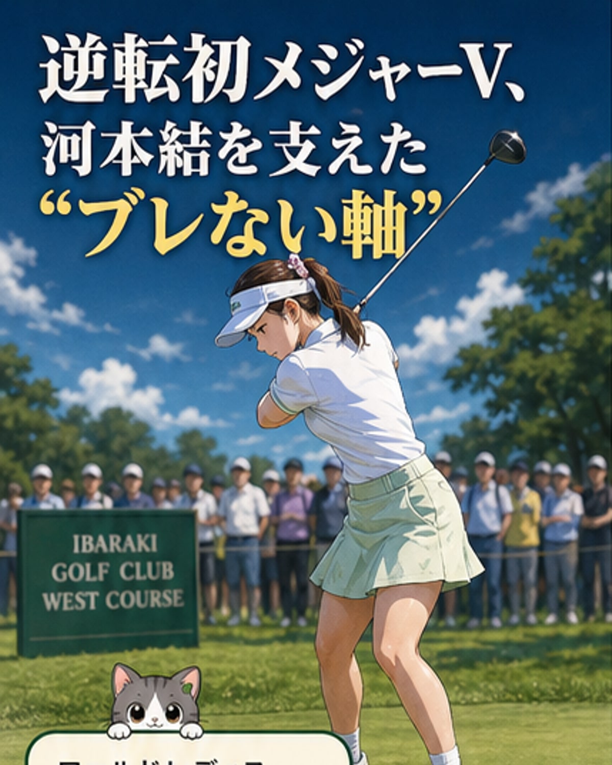 逆転でメジャー初V！河本結の勝因