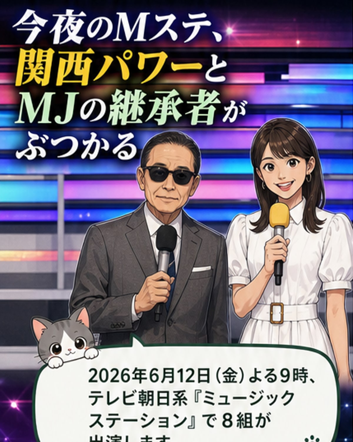 マイケル・ジャクソン直伝の2人がMステ登場