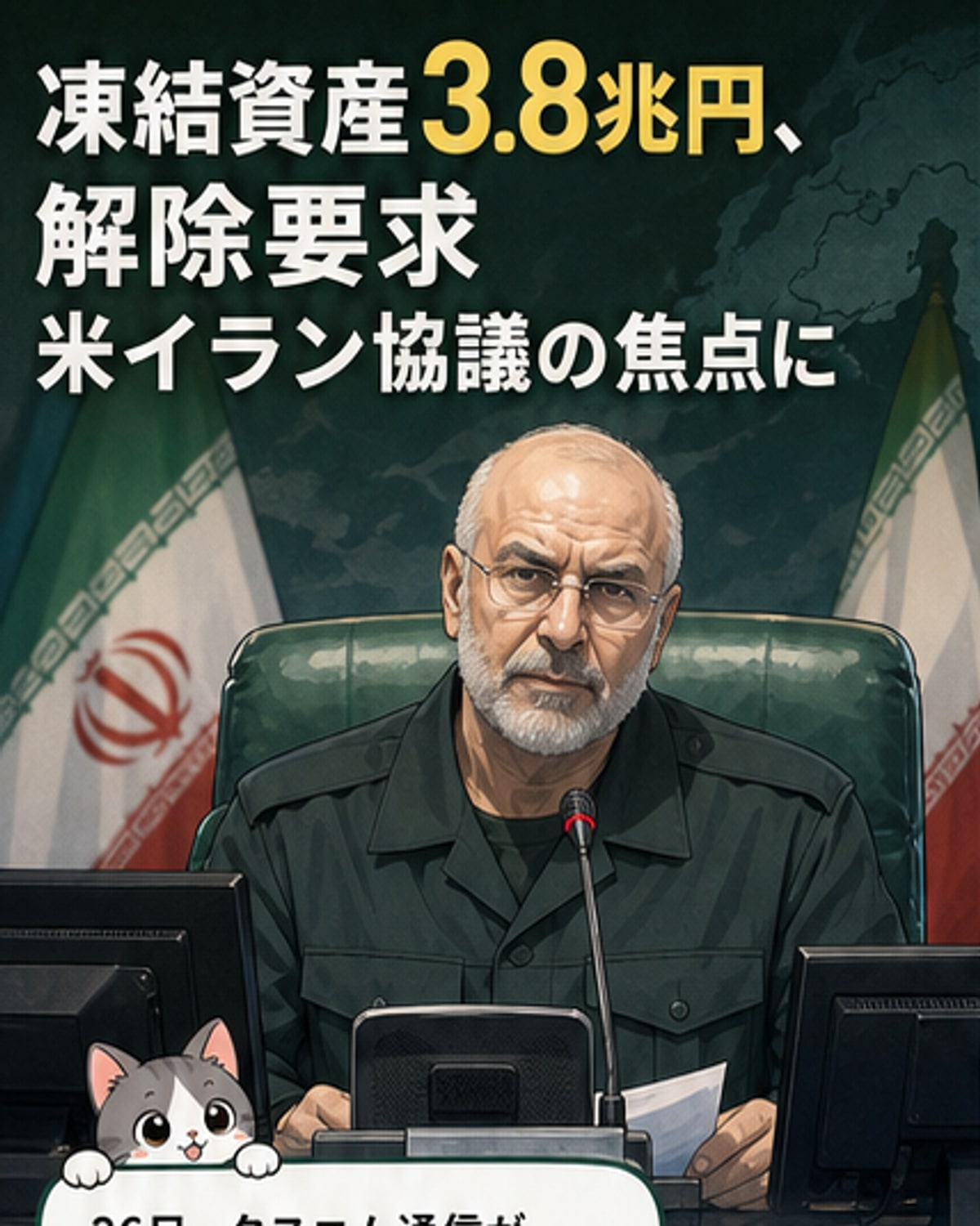 イラン、3.8兆円資産凍結解除要求