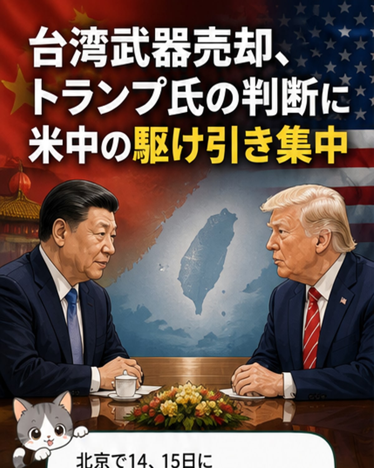 米中、台湾問題で駆け引き加速