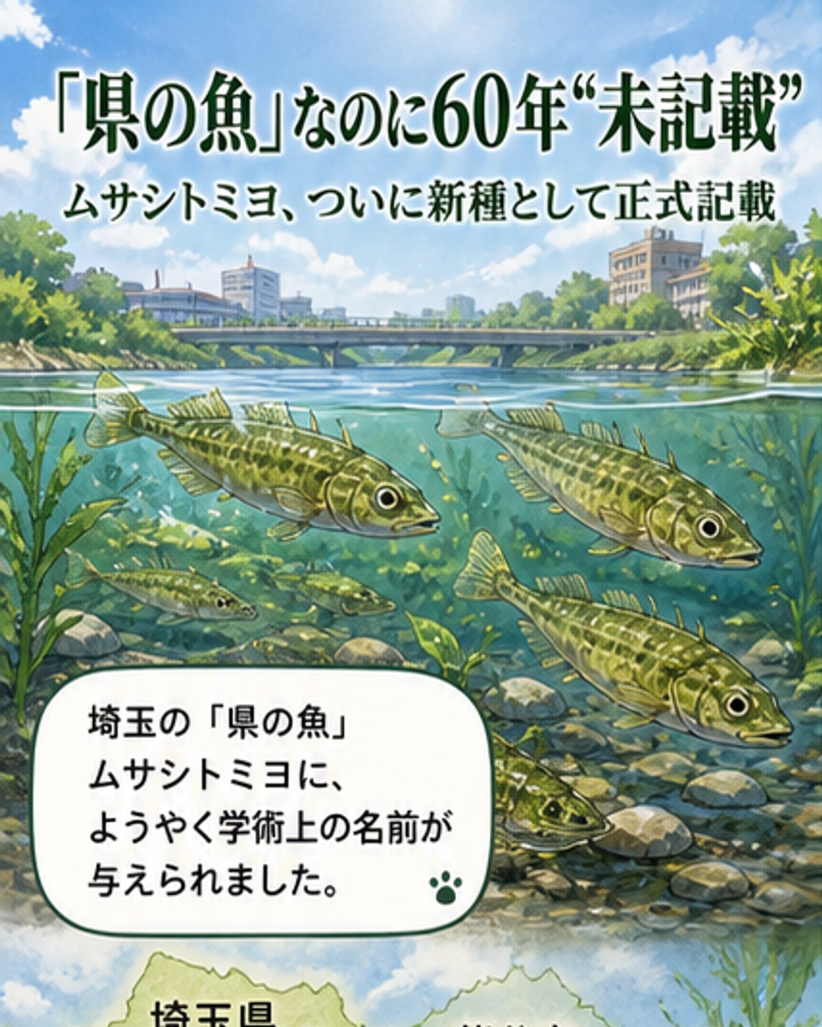 60年ぶりに正式認定された県の魚