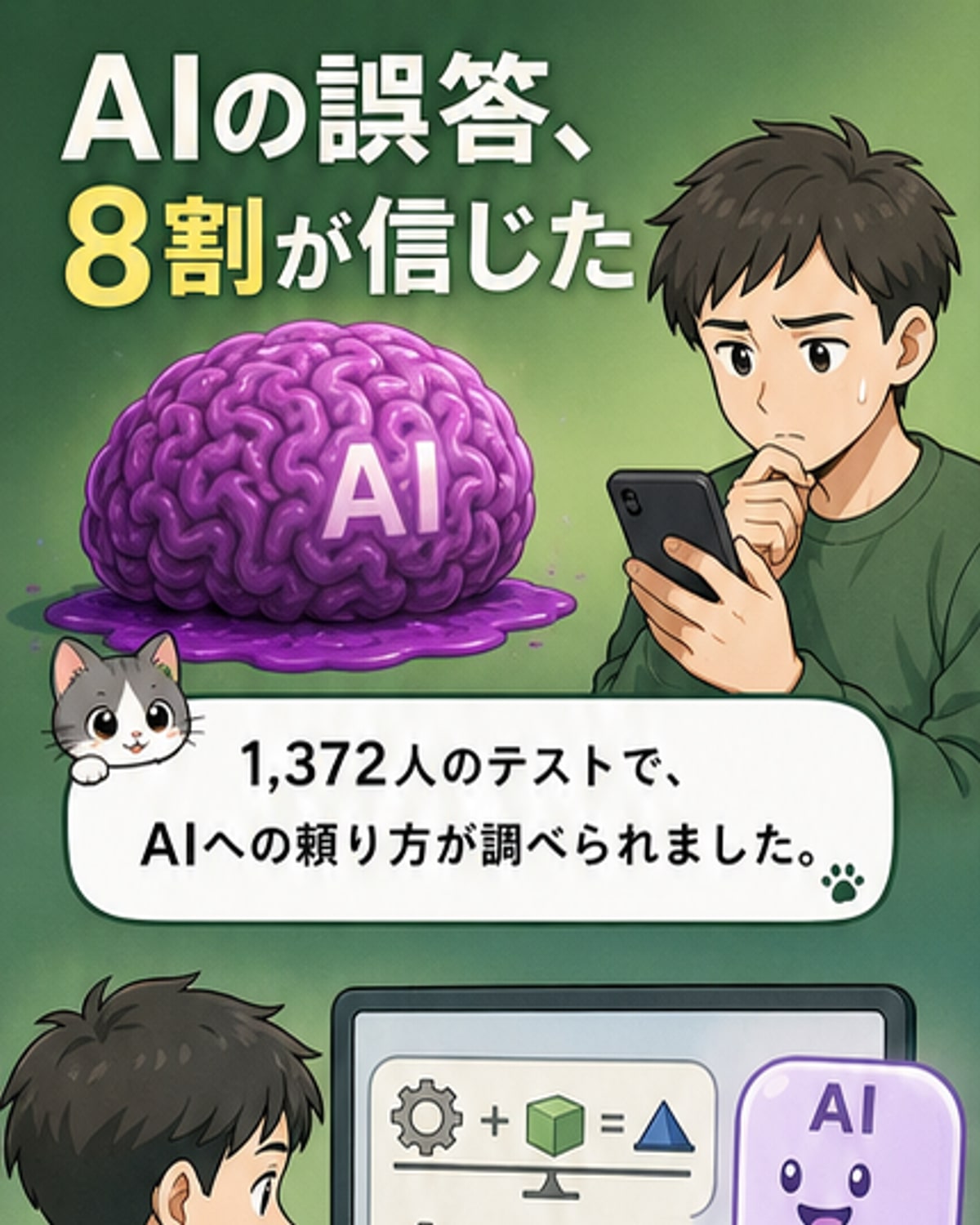 AIの嘘を8割が信じる心理