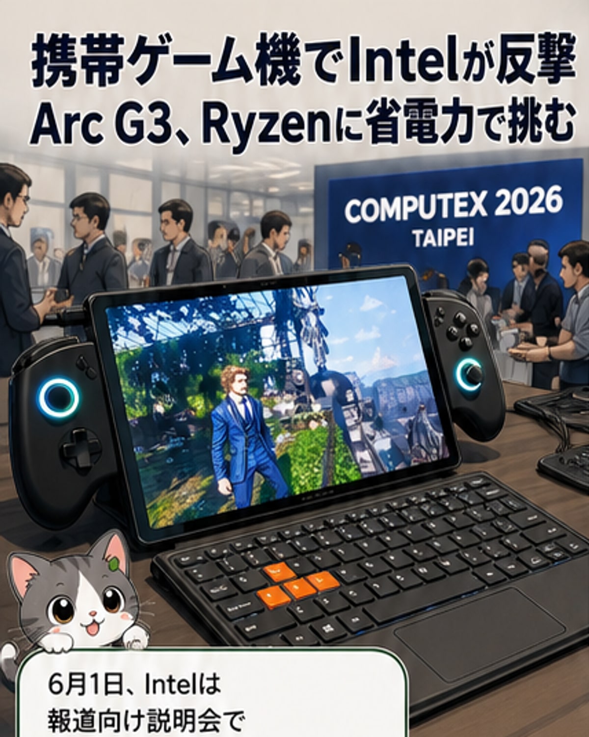 Intel Arc G3でAMDを逆転