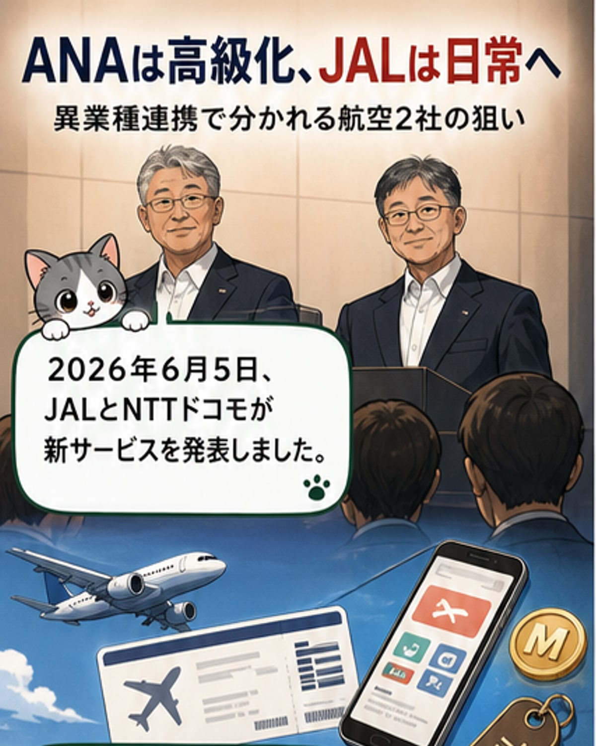 ANAとJAL、異なる連携戦略の行方