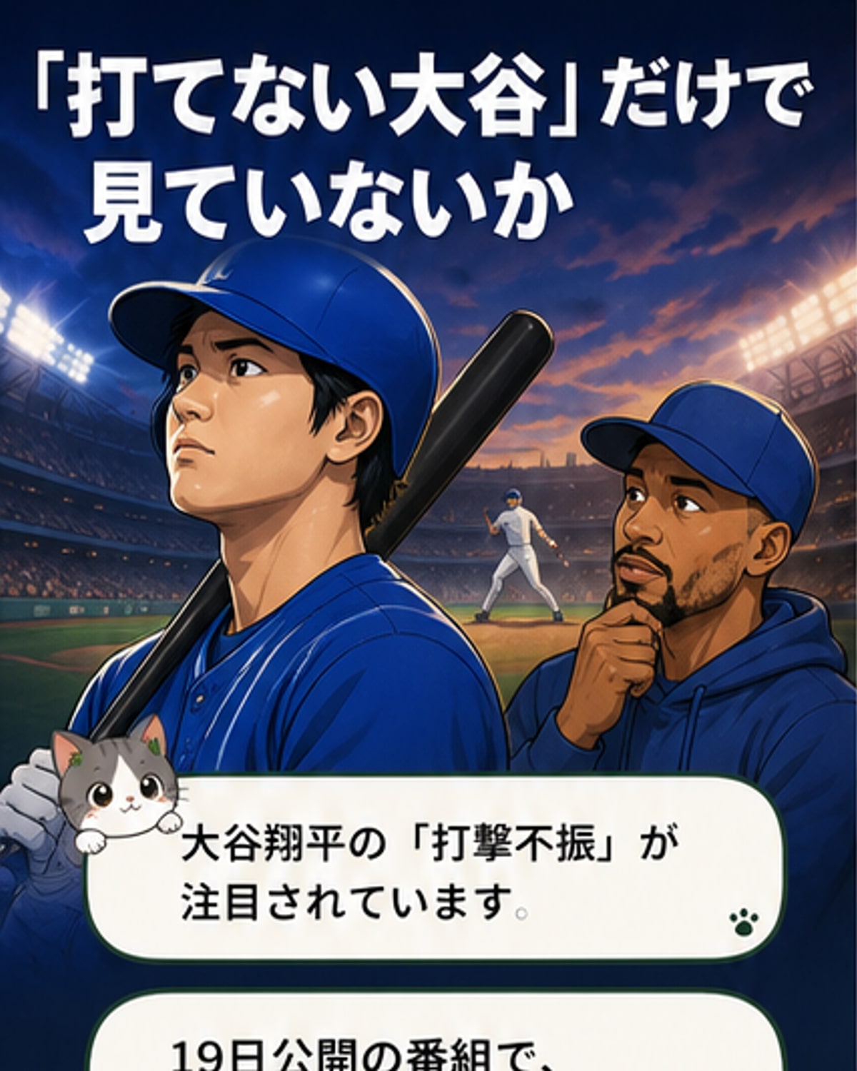 大谷の貢献、見過ごされるな