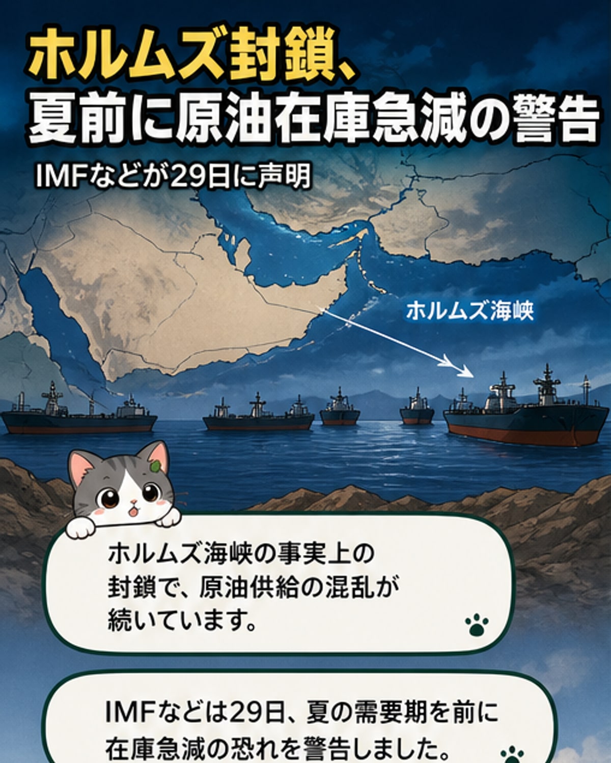 夏前までに原油在庫急減の兆候