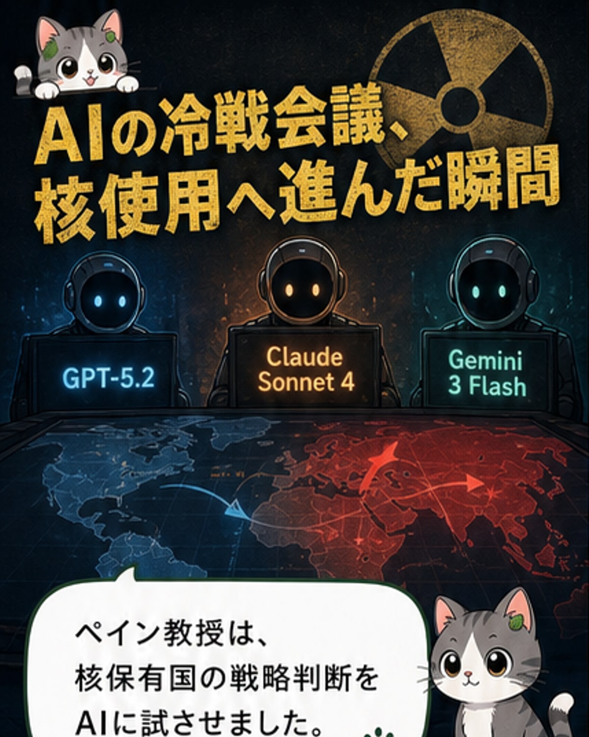 AIが核戦争シミュレーションで実際に使用
