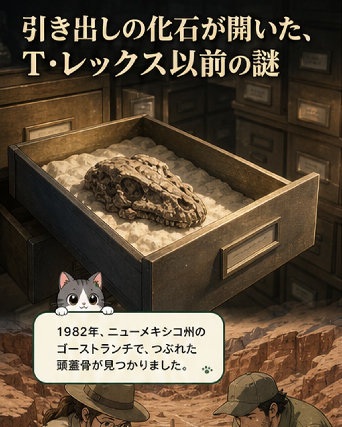 ティラノサウルスより1億4000万年前の新種肉食恐竜発見