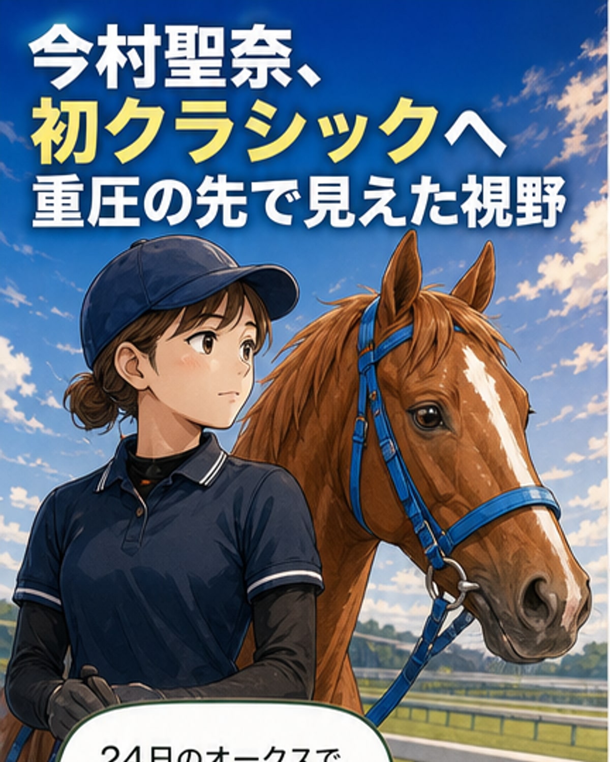 今村聖奈、オークスで見せる成長