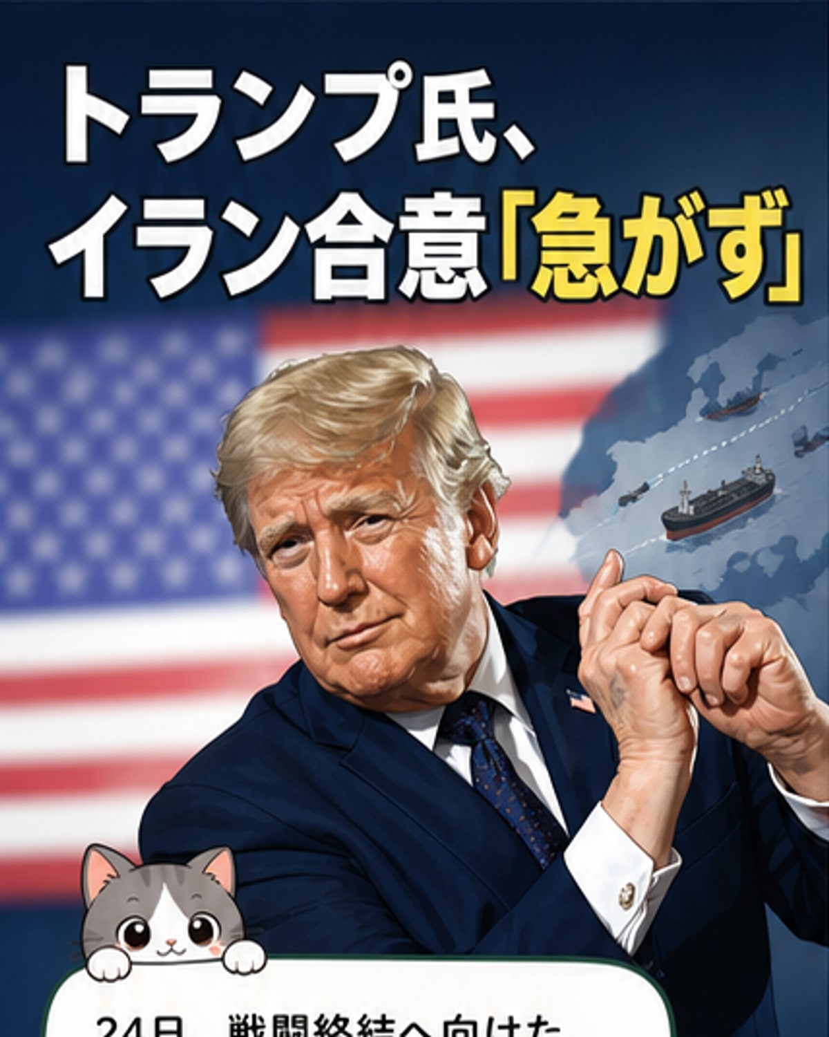 イラン合意、合意急がず