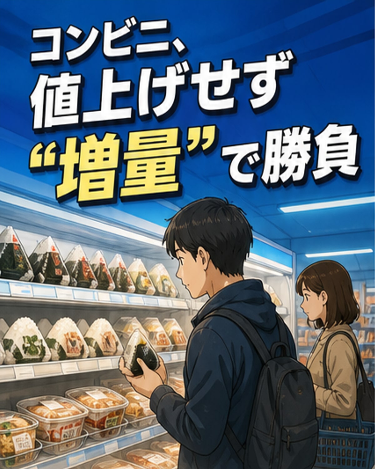 コンビニ「増量合戦」で物価高に対抗