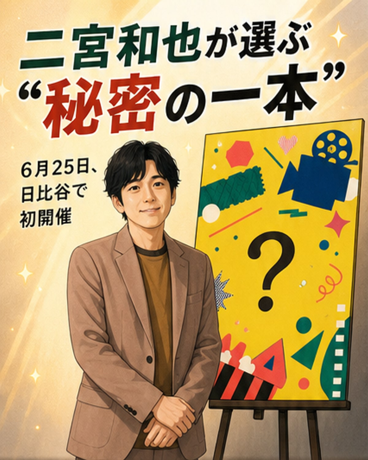 二宮、映画館で“偶然の出会い”を提案