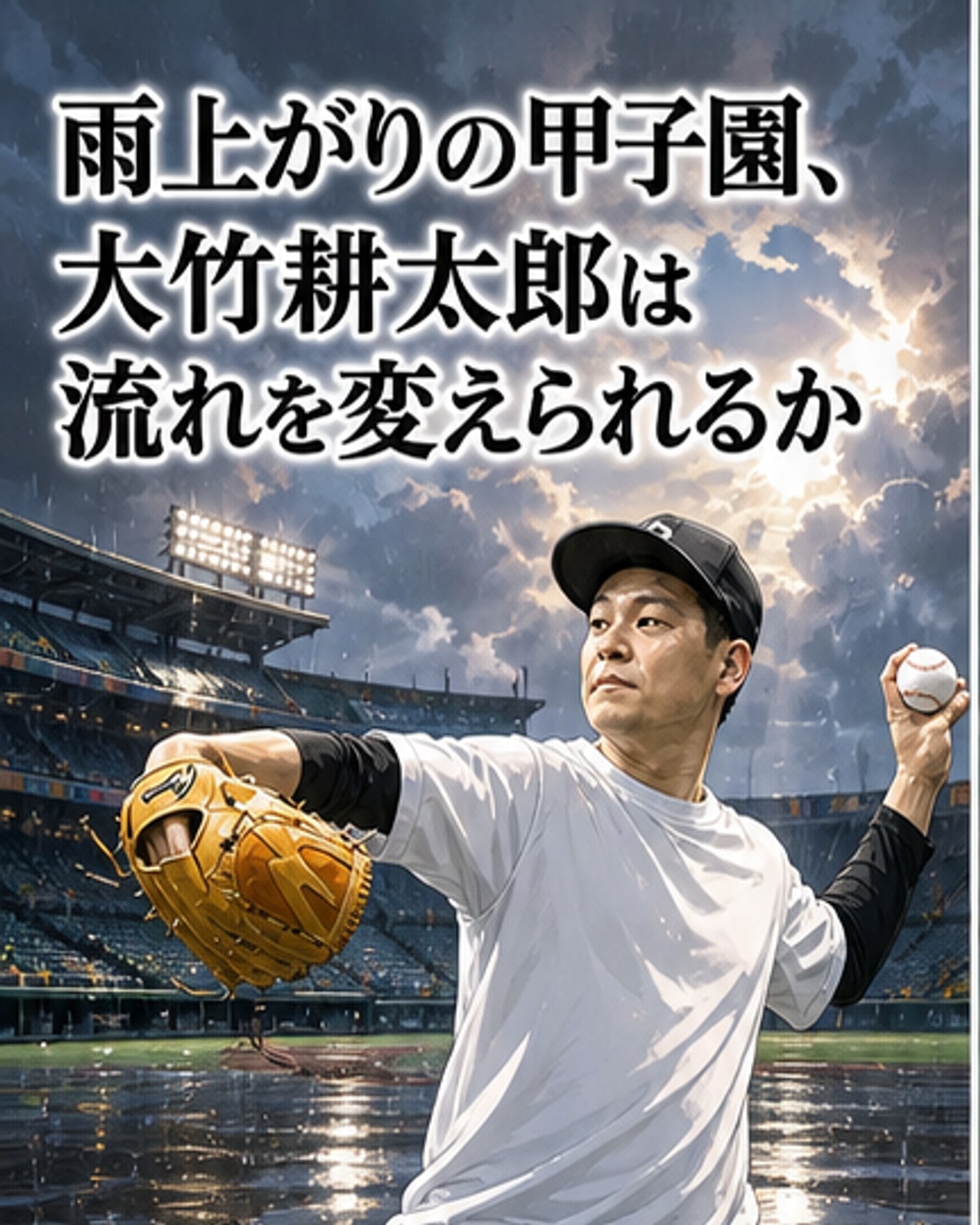 雨の後に登板、大竹耕太郎の試練