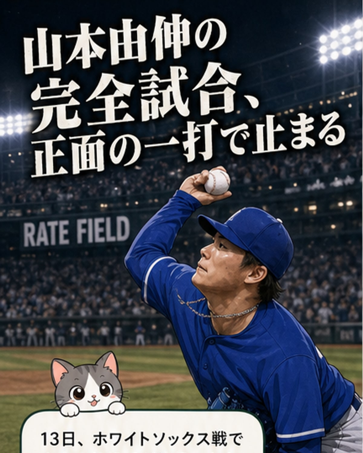 ベッツ「捕球すべきだった」山本の完全試合途切れ